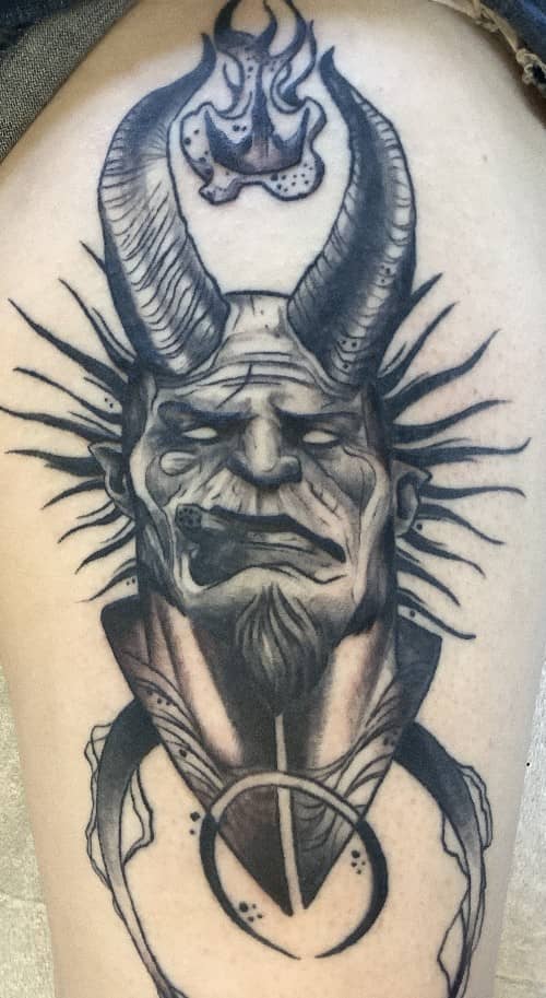 tattoo by Starr, Hellboy