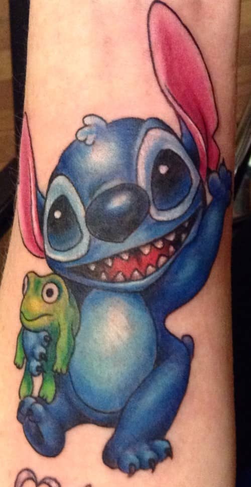 tattoo by Starr, disney's Stitch