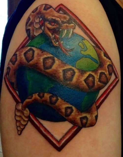 tattoo by Starr, VF 102 diamondbacks insignia
